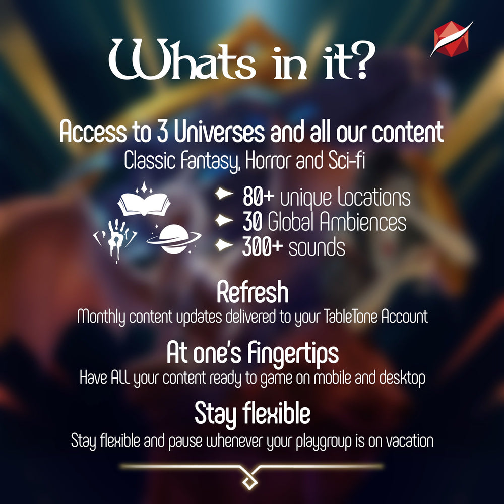 TableTone Complete Content Subscription (monthly)